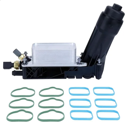 Miniatura 7 de ONER Enfriador de Aceite de Motor y Conjunto Adaptador de Carcasa de Filtro de Aceite, Compatible con 2014-2017 Chrysler 200/300 Dodge Jeep Ram 3.6L