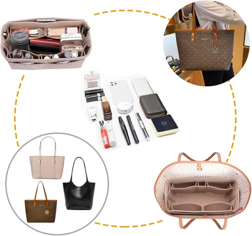 Miniatura 3 de Organizador de bolso organizador de bolsos de tela de fieltro para bolsa 3 tamaños para Speedy Neverfull