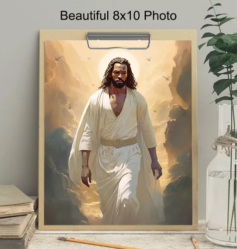 Miniatura 4 de Arte de pared de Jesús para afroamericanos, póster de Jesucristo, inspiración, arte de pared cristiano y decoración para mujeres negras, hombres