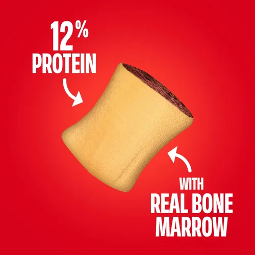 Miniatura 7 de Milk-Bone MaroSnacks Golosinas para perros pequeños con sabor a tocino con médula ósea, 40 onzas (paquete de 2) (el diseño del empaque puede variar)