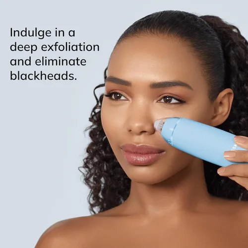 Miniatura 3 de GESKE SmartAppGuided™ MicroDermabrasion Blackhead Remover 7 en 1 Removedor de puntos negros Limpiador eléctrico de poros Innovadora taza