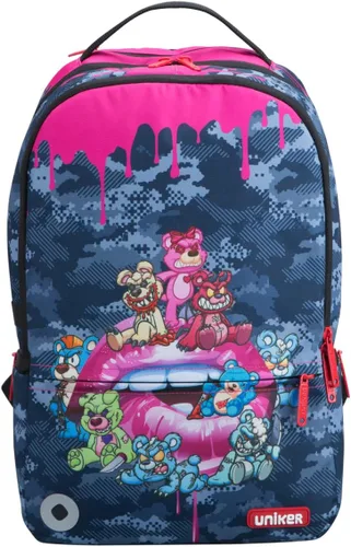 Miniatura 7 de Mochila de viaje para portátil, mochila de grafiti para el trabajo, mochila de diseñador para portátil de 15.6 pulgadas, bolsa resistente al agua