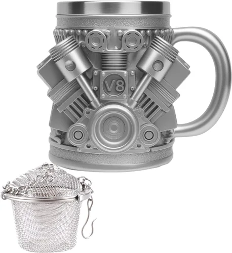 Miniatura 13 de UCEC Taza de café de cerámica inspirada en la pistola, regalo perfecto para hombres, idea de regalo única para el día del padre, taza de café