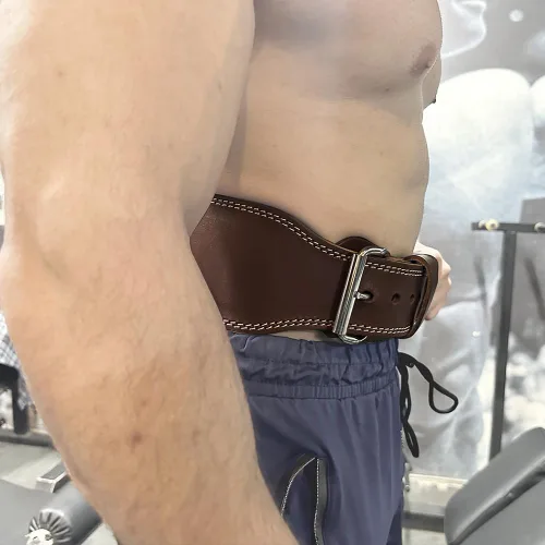 Miniatura 7 de Spartan - Cinturón de levantamiento de pesas (0.197 in de grosor), cinturón de levantamiento de cuero genuino para hombres y mujeres, cinturón