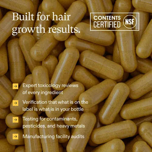 Miniatura 11 de Nutrafol Suplemento para el crecimiento del cabello para mujeres y péptidos de colágeno en polvo, de 18 a 44 años, formulado por médicos para un