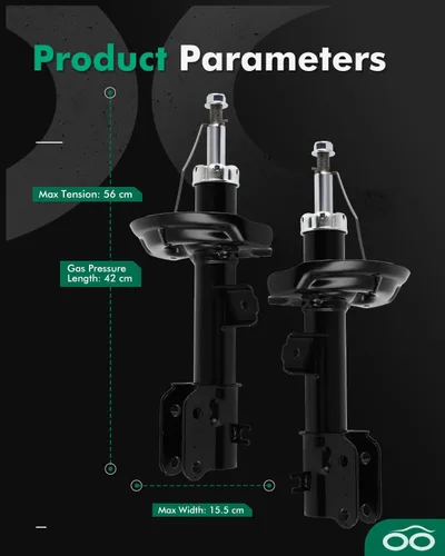 Miniatura 3 de SCITOO - Amortiguadores delanteros para Chevy se adapta a amortiguadores Chevy 2013-2015 para amortiguadores Chevy Spark 3330089 73019 3330090 73020