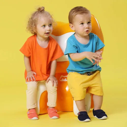 Miniatura 2 de BMCiTYBM Zapatos de bebé para niños pequeños, zapatillas de malla transpirable antideslizantes