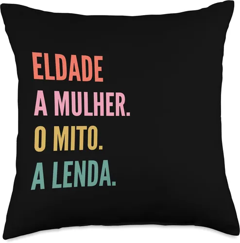 Miniatura 4 de Funny Portuguese First Name Design - Eldade Throw Pillow