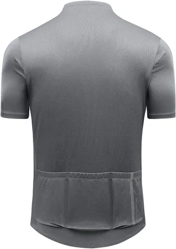 Miniatura 21 de Santic Camiseta de ciclismo para hombre, manga corta, camiseta de ciclismo de carretera, cremallera completa, UPF 50+, MTB con bolsillos