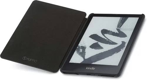 Miniatura 4 de NuPro Funda de libro para Kindle Paperwhite, negra (11.ª generación; versión 2021)