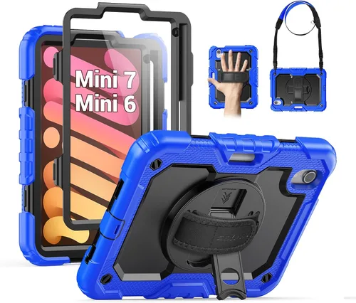 Miniatura 15 de SEYMAC Funda para iPad de 9ª/8ª/7ª Generación Estuche 10.2" 2021-2019, Funda Protectora de Cuerpo Completo Resistente a Prueba de Golpes de Servicio