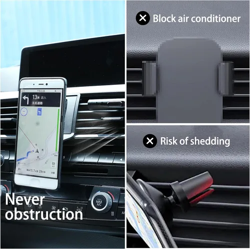 Miniatura 6 de Soporte de teléfono móvil para automóvil compatible con BMW 3 4 Series M3 M4 F30 F31 F32 F33 F34 F36 F80 F82 F83 Soporte giratorio de 360 grados