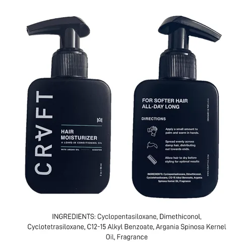 Miniatura 8 de CRVFT - Acondicionador diario sin enjuague para hombres [aceite] Suministro de 30 días Hidratante para cabello para hombres Aceite