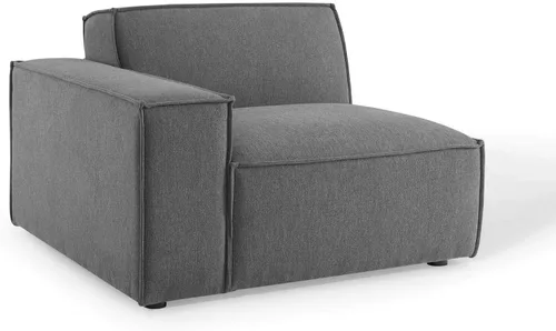 Miniatura 8 de Modway EEI-4112-CHA Restore - Sofá seccional de 3 piezas, color carbón