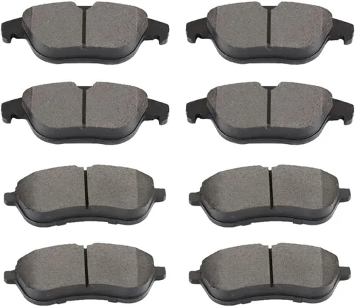 Miniatura 9 de Juego de pastillas de cerámica, D815 D537 SCITOO 8 piezas de pastillas de freno delanteras y traseras para Acura CSX 2006-2011, para Acura ILX