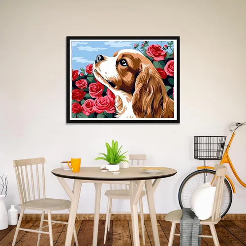 Miniatura 2 de Wergund - Kit de pintura de diamantes para perros y animales, kits de pintura de diamantes para adultos y niños, bordado de diamantes de imitación