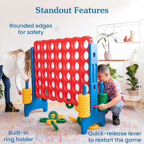 Miniatura 6 de ECR4Kids Jumbo 4-To-Score, Juego Gigante, Surtido