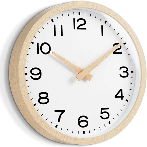 Miniatura 2 de AKCISOT Reloj de Pared, Reloj de Pared de Cocina Boho de 10 Pulgadas Operado por Batería Sin Tictac, Reloj Moderno Silencioso Decorativo para Grano