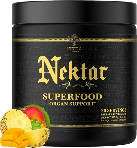 Miniatura 12 de Ambrosia Nektar - Superalimento en polvo Suplemento diario de apoyo de órganos Alternativa a polvos verdes 13 superalimentos para energía
