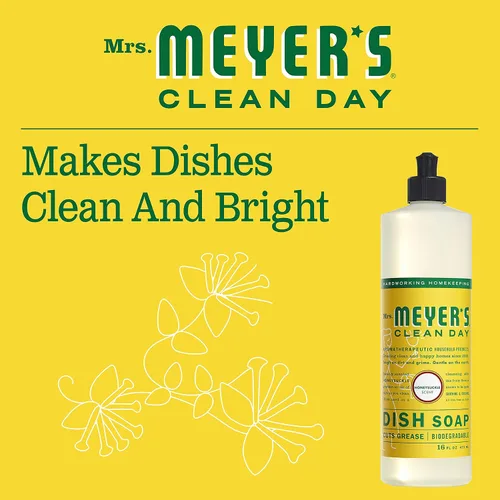 Miniatura 124 de Mrs. Meyer’s Clean Day - Detergente líquido para platos, aroma a lavanda, botella de 16 oz
