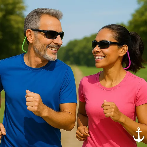 Miniatura 6 de Correas para gafas Anchor ajustables - Correas para gafas de sol - Correas deportivas para gafas para niños, hombres y mujeres - Soportes atléticos