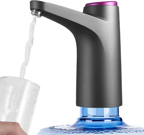 Miniatura 8 de Sistema de bomba dispensadora de botella de agua de 5 galones, bomba de agua potable automática con carga USB, dispensador de agua eléctrica Verde