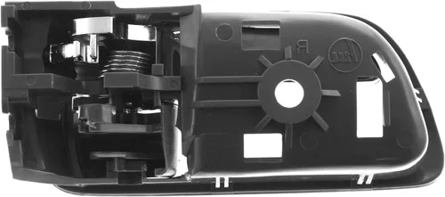 Miniatura 4 de Garage-Pro Manija de puerta interior compatible con Toyota Camry 2002-2006 delantera o trasera, bisel gris del lado del conductor con palanca cromada
