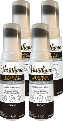 Miniatura 16 de Varathane 368033 - Tinte para madera con menos desorden y aplicador, 4 oz, gris humo