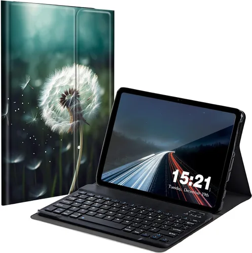 Miniatura 28 de Funda de teclado para Samsung Galaxy Tab S6 Lite 2022/2020, Galaxy Tab S6 Lite SM-P610/P613/P615/P619 con teclado Bluetooth inalámbrico desmontable