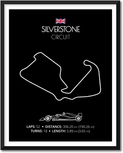 Miniatura 78 de Custom Car Posters Póster hecho a mano compatible con Autodromo Enzo e Dino Ferrari (Imola, Italia), póster de pista de carreras diseñado