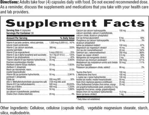 Miniatura 8 de Country Life Max for Vegans - 120 cápsulas veganas - Multivitaminas diarias - Suplemento de apoyo inmunológico - Contiene vitamina B12, hierro