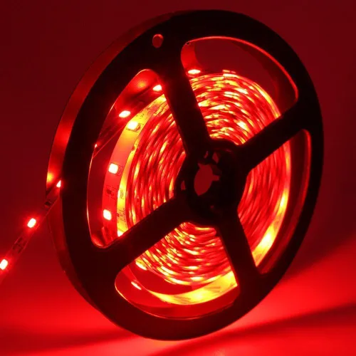 Miniatura 18 de Tira de luces LED impermeable verde, 16 pies/5 m SMD5050 300 LEDs DC12V cinta LED flexible y cortable (sin adaptador/enchufe de 12V)