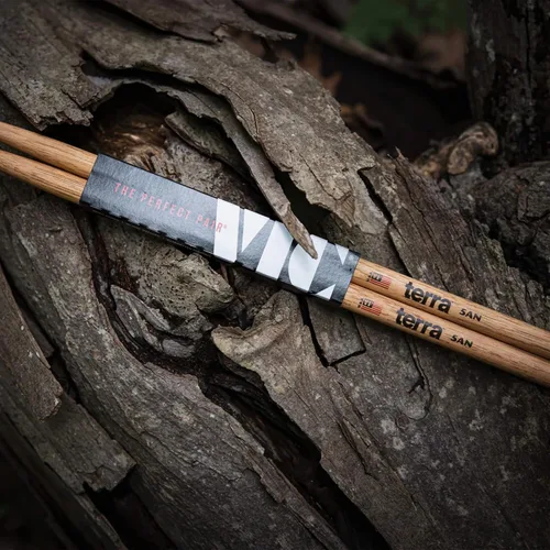 Miniatura 6 de Vic Firth 5ATN Terra - Baquetas de madera, punta de nailon, paquete de 4 pares