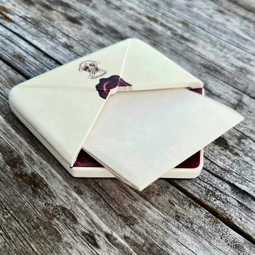 Miniatura 5 de Harry Potter – Carta de aceptación personalizada de Hogwarts – Imán de sobre de resina funcional de 3.5" x 3.5" con carta de 5" x 8" del Profesor