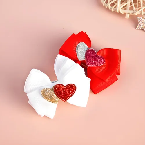 Miniatura 5 de Lazos para el pelo de Halloween para niñas, 4 pinzas para el pelo de calabaza fantasma, bonitos pasadores de cinta de grogrén para niños, accesorios