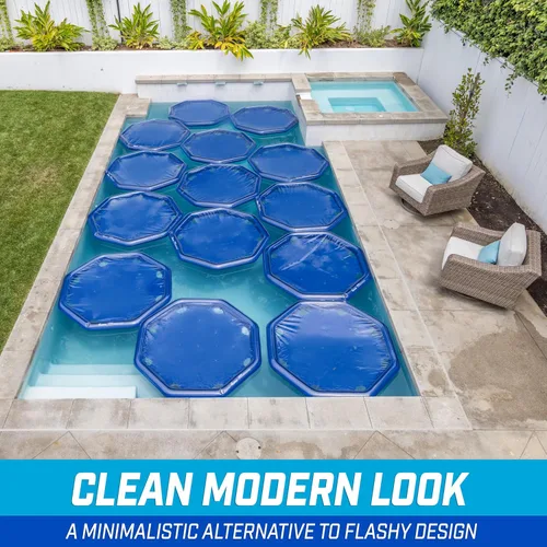 Miniatura 6 de GoFloats V2 - Calentadores solares inflables para piscina para calefacción y aislamiento de piscinas asequibles, paquete de 3