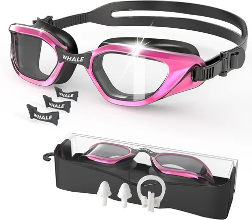 Miniatura 11 de Whale Gafas de natación para adultos, antiempañamiento, cómodas, polarizantes, para adultos, unisex