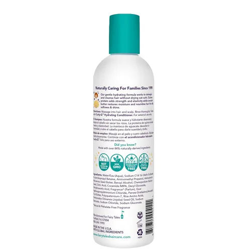 Miniatura 2 de Fairy Tales Curly Q - Champú hidratante para niños, sin parabenos, sulfatos, gluten y nueces, para todo tipo de rizos, incluido cabello