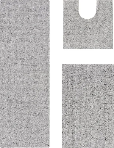Miniatura 51 de Better Trends Micro Collection - Tapetes de baño, alfombra suave, alfombra de felpa absorbente, alfombra de baño 100% poliéster para suelo de baño