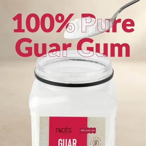 Miniatura 4 de Roots Circle Polvo de goma guar de alta calidad, espesante y aglutinante a base de plantas para hornear, salsas y postres fríos, sin gluten, vegano
