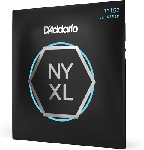 Miniatura 14 de D'Addario Cuerdas para guitarra eléctrica, NYXL entorchadas en níquel, NYXL1164, calibre medio 11-64, juego de 7 cuerdas, paquete de 1