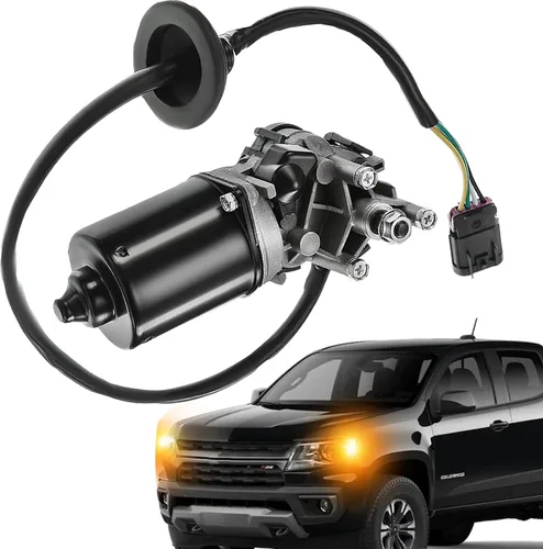 Motor del limpiaparabrisas delantero compatible con Chevy Colorado 2004-2012, GMC Canyon 2004-2012, Isuzu i-280 i-350 2007-2008, i-290 i-370