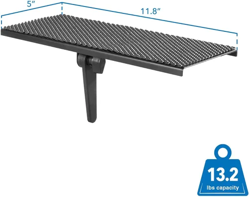 Miniatura 3 de Mount-It! Estante superior de TV para TV montado en la pared, estante superior de TV ajustable sin taladrar para caja de cable y dispositivos
