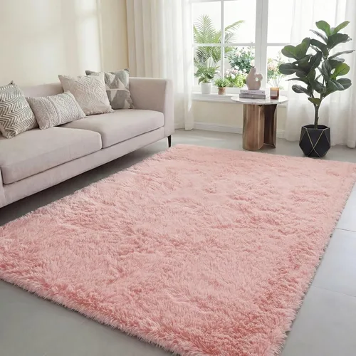 Miniatura 13 de Poboton Alfombras de área lavables a máquina de 8 x 10 pies para sala de estar, dormitorio, alfombra suave y esponjosa, alfombra de suelo
