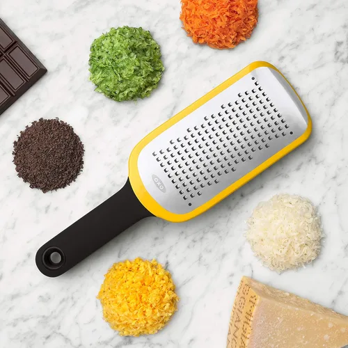 Miniatura 2 de OXO Good Grips - Rallador mediano grabado, color amarillo