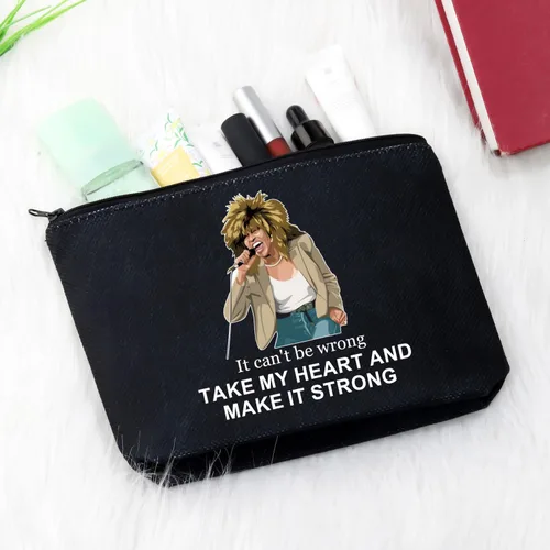 Miniatura 3 de GJTIM Regalo musical Letra de canción musical Regalo Músico Inspirado Bolsa con cremallera Regalo Teatro Musical Bolsa de maquillaje musical, Hazlo