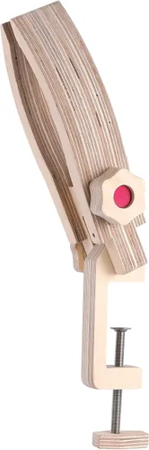 citian Poni de costura de madera, cuero para manualidades, fácil de llevar, portátil, fácil de viajar, mini poni de costura | Posición ajustable