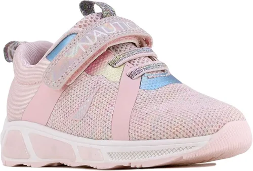 Miniatura 3 de Nautica Tenis deportivos con luz intermitente para niños con una correa a la moda y divertida para niños y niñas disponibles en tallas para niños