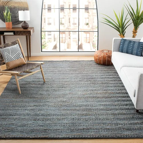 Miniatura 40 de SAFAVIEH Natural Fiber Collection - Alfombra decorativa de 2 x 3 pies, color lejía, yute hecho a mano, diseño trenzado tejido, ideal para entrada
