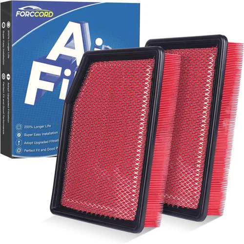 Miniatura 36 de Filtro de aire de motor CA12404 se adapta a 19-26 Chevrolet Silverado 1500/GMC Sierra 1500 21 22 23 24 25 26 Tahoe/Suburban/GMC Yukon Filtro de aire